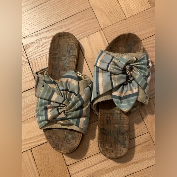 PRELOVED SAM EDELMAN HEIDI BOW SLIDES - Picture 2 of 4